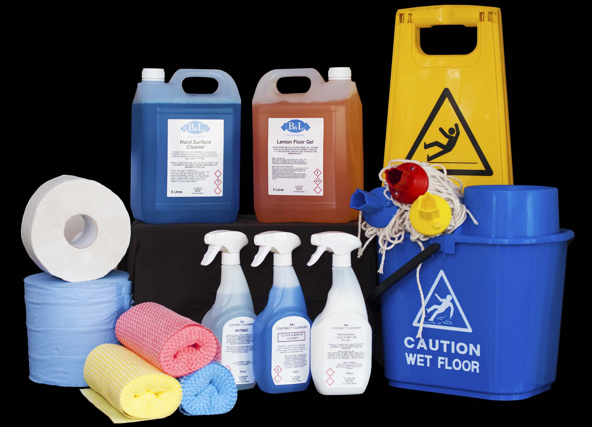our range of cleaning products